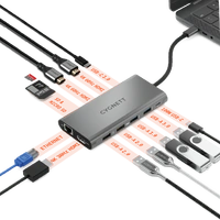 Cygnett Unite ConnectPlus 12-in-1 USB-C Hub (Triple HDMI) CY4549HUB12