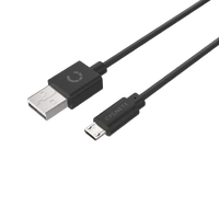 Cygnett Essentials Gen2 Micro to USB-A Cable 1M - Black CY4664PCCAM