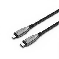 Cygnett Armoured Gen2 Lightning to USB-C Cable 50cm - Black CY4666PCCCL