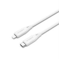 Cygnett Essentials Gen2 Lightning to USB-C Cable 1M - White CY4696PCCCL