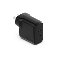 Cygnett Powerplus 35W Dual USB-C GaN Wall Charger - Black CY4775PDWCH