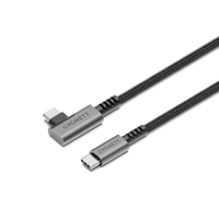 Cygnett Unite Right-Angle USB-C to USB-C (USB 3.1 Gen2) Cable 1M - Black CY5104PCTYC