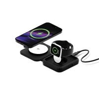 Cygnett MagTravel Qi2 2-in-1 Travel Charger - Black CY5138WIRDE