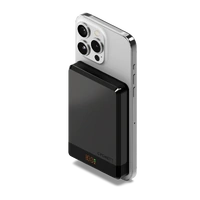 Cygnett MagSlim 10K Magnetic Wireless Power Bank - Black  CY5278PBCHE