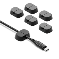 Cygnett TangleTamer Single Slot Cable Organisers 6 Pack - Black CY5343CCACC