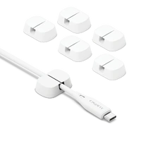 Cygnett TangleTamer Single Slot Cable Organisers 6 Pack - White CY5344CCACC