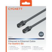Cygnett G3 Ethernet to Ethernet Cable for Starlink Mini 20M CY5943STREE
