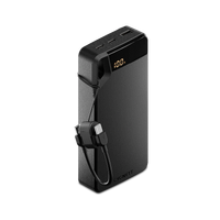 Cygnett Boost Gen4S 20K/20W PD CCC Power Bank w Lanyard Cable Black CY6059PBCHE