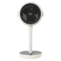 Dimplex Year Round Heat & Cool Air Circulator Pedestal Fan- White / Black finish