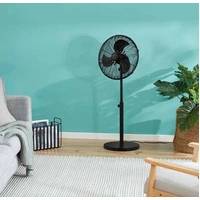 Dimplex 40cm High Velocity Pedestal Fan - Matte Black DCPF40MBLK2