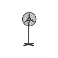 Dimplex 50cm High Velocity Pedestal Fan - Matte Black DCPF50MBK