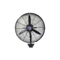 Dimplex 50cm High Velocity Industrial Wall Fan with Remote - Matte Black DCWF50MBK