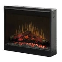 Dimplex 26" 2kW LED Firebox only- Black w/ Log effect finish