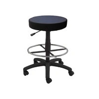 Data Stool - Drafting / Counter Height - Black PU DS-COUNTER