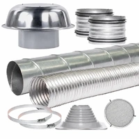 Sirius Ducting Kit for 200mm Metal Roof Vented Range Hoods EASYROOF200M