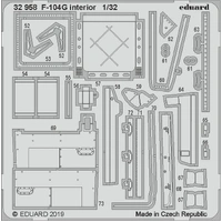 Eduard 1/32 F104G interior detail set (Italeri)