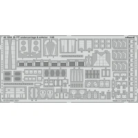 Eduard 1/48 B-17F undercarriage & exterior Photo etched parts