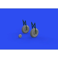 Eduard 1/48 IL-2 wheels Brassin