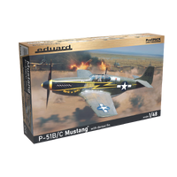 Eduard 1/48 P-51B/C Mustang W/ Dorsal Fin Plastic Model Kit