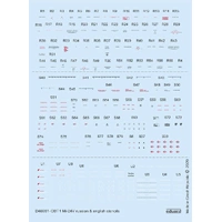 Eduard 1/48 Mi-24V stencils Russian & English Decals