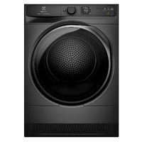 Electrolux 900 Series 9kg Heat Pump Dryer with Steam Dark Onyx EDH902R9SC