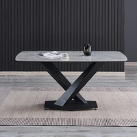 Criterion Element Dining Table Ready To Assemble Light Grey 1600x900x760mm ELEMENT-DT1600LGREY