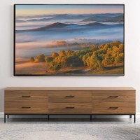 Tauris Elgin TV Unit Lowline Ready To Assemble Walnut 2200x550x400mm