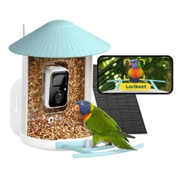 Birdfy AI Smart Bird Feeder with Camera (Solar Powered) - Blue EPPAMBNI8101110