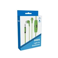Laser Kids Glowing LED Earbuds EPS-KWGLOW-GN