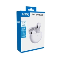 Laser TWS Earphones White EPS-TWSWH-054