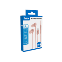 Laser USB-C In-Ear Earphone with In-Line Control Rose EPS-UIC24RO-996