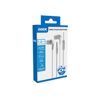 Laser Wired In-Ear Earphone White EPS-W24WH-958