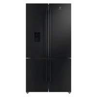 Electrolux 562L UltimateTaste 700 Quad Door Fridge - Matte Charcoal Black EQE5757BB