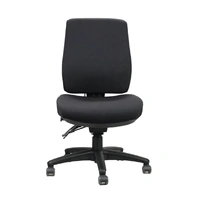 Ergo Air High Back Operator Chair - Black Fabric ERGO-AIR-BL