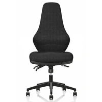 Ergora Posture Chair - No Headrest - Black Fabric ERGORA-MB-BL