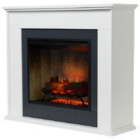 Dimplex 2kW Embassy Mantle w/ 30" Revillusion Firebox - White finish ESY30-AU