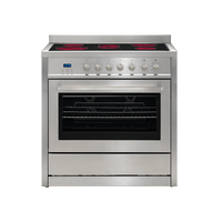 Euromaid 90cm Electric Oven & Ceramic Cooktop W/ Storage Draw FC9PS