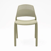 Flexi High Back Stacking Chair - Grey/Green FLEXI-GREEN-GREEN