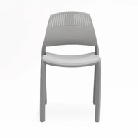 Flexi High Back Stacking Chair - Grey/Grey FLEXI-GREY-GREY