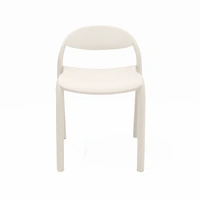 Junior Stacking Chair - White FLXSHEL-WH