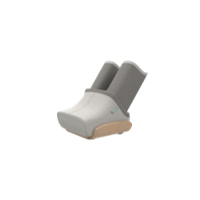 Homedics Luxe Compression Foot and Calf Massager FMS-502GY-AU