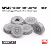 ForeArt 1/35 3D-Printed Sagged Wheels for M142 HIMARS