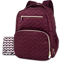 Fisher Price Morgan Nappy Backpack Burgundy FP-92076
