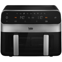 Beko 9.5L Capacity Dual Air Fryer FRL6488