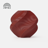Bambu Lab Filament PETG-CF Brick Red 31200 1.75mm 1KG with Spool G50-R4-1.75-1000-SPL