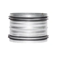 Sirius 150mm Internal Duct Connectors Galvanised Steel Rubber G GDC-150