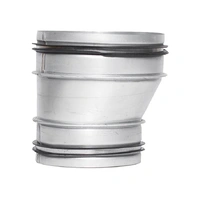 Sirius 150/200mm Offset Duct Reducer Galvanised Steel GDRO150/200