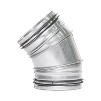 Sirius 150mm 45 Degree Elbow Galvanised Steel GE45-125
