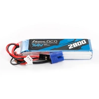 Gens Ace 2S 2800mAh 7.4V RX Soft Pack Lipo Battery (EC3)