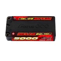Gens Ace 2S 5000mAh 7.6V Hardcase/5mm Bullet Lipo Battery (5.0mm Bullet)